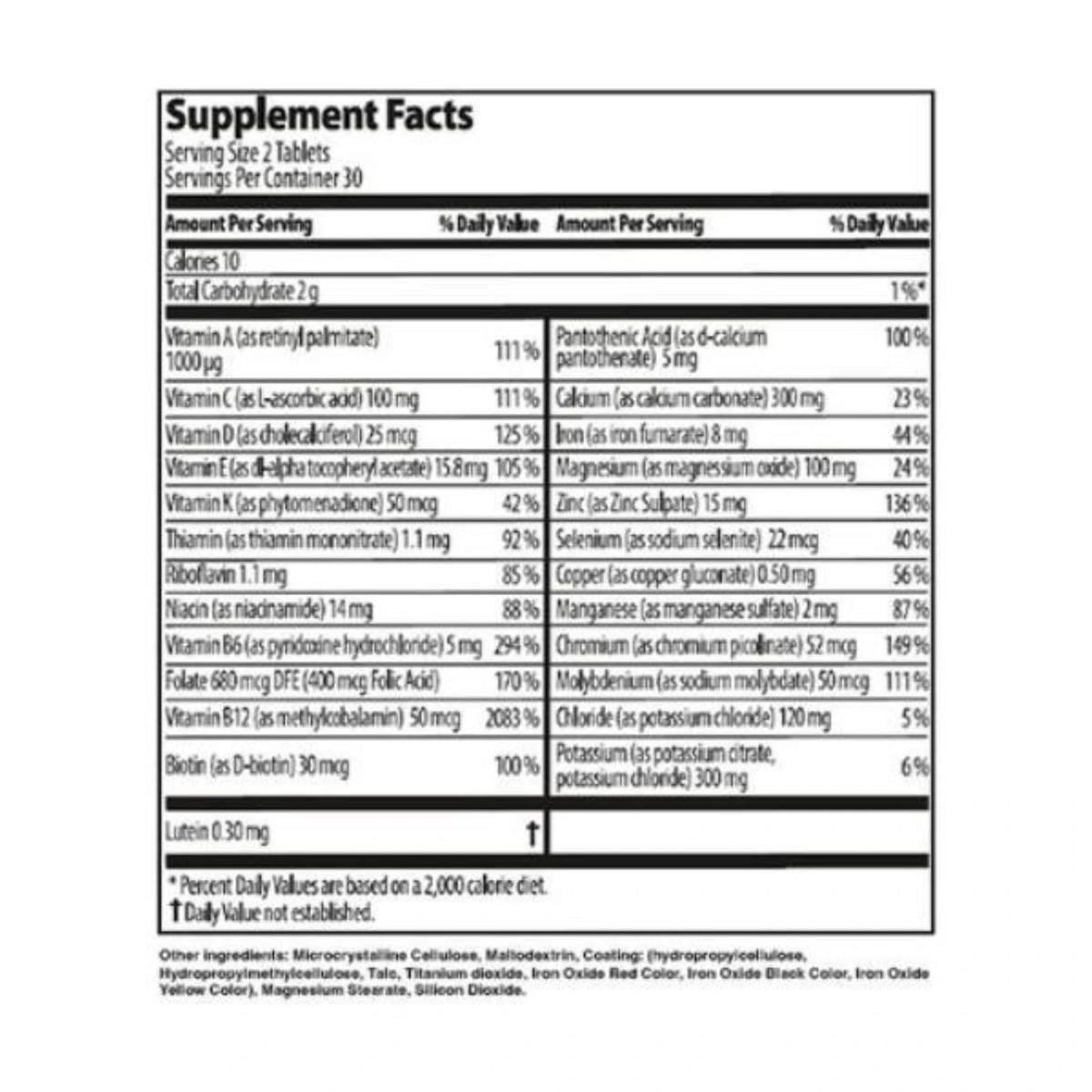 Nutriplus Multivitamin and Mineral for Women - 60 Tablets
