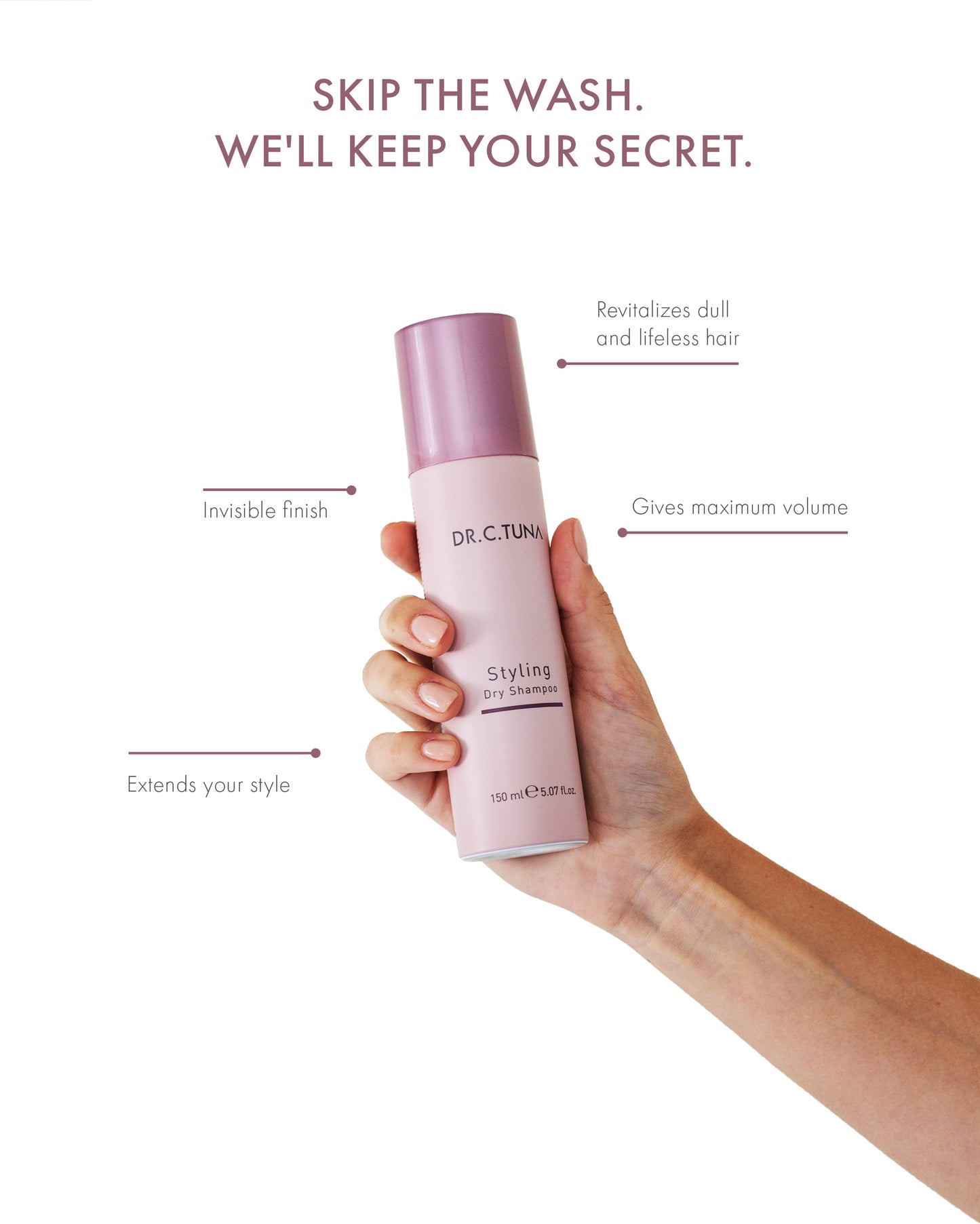 Styling Dry Shampoo | Dr. C. Tuna | Farmasi