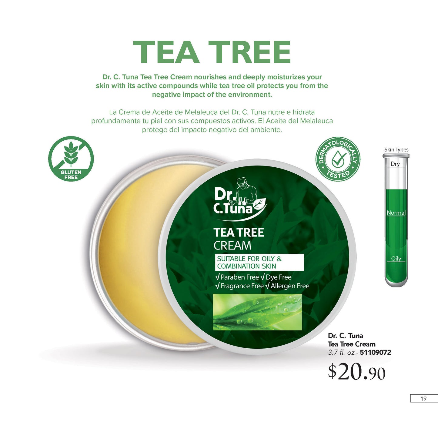 Tea Tree Cream | Dr. C. Tuna | Farmasi