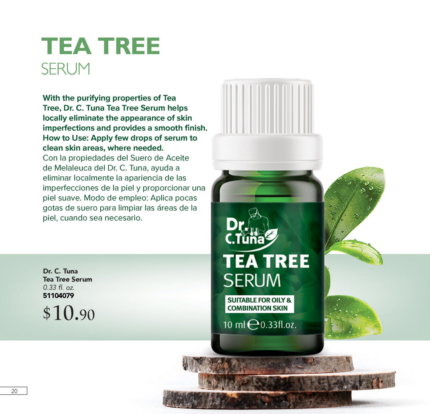 Tea Tree Oil Serum | Dr. C. Tuna | Farmasi