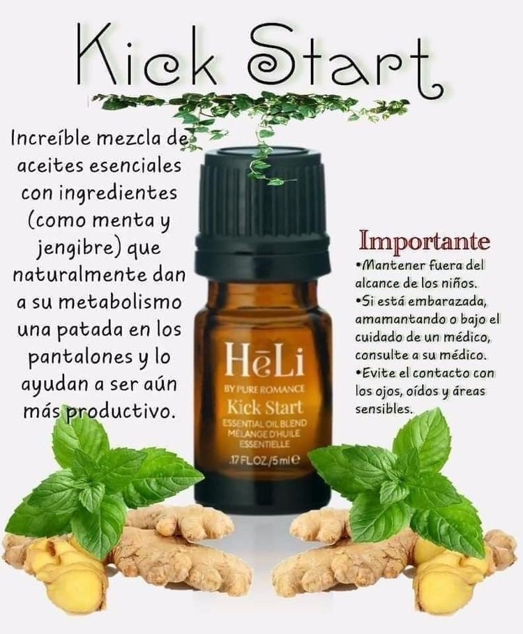 Heli Kick Start Oil Blend | Pure Romance