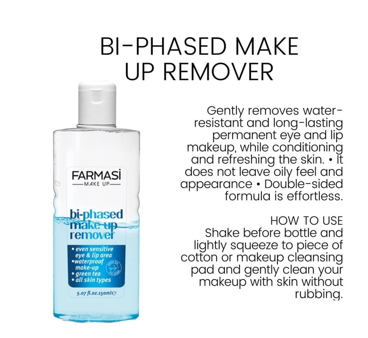 Bi-Phased Make Up Remover | Farmasi