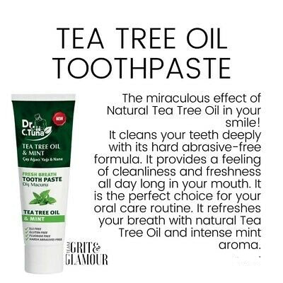 Tea Tree & Mint Toothpaste | Dr. C. Tuna | Farmasi (Travel Size)