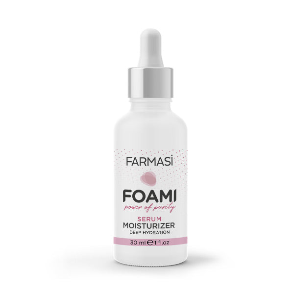 Foami Cream Cleanser + Serum Moisturizer Bundle | Farmasi Set of 2