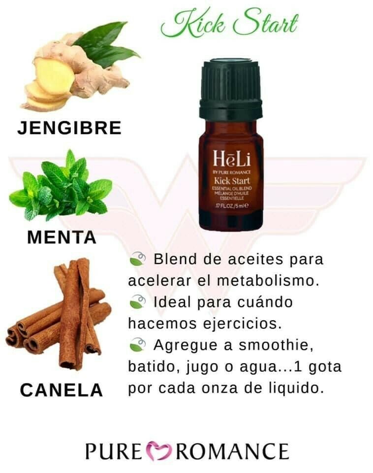 Heli Kick Start Oil Blend | Pure Romance