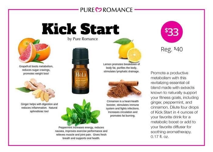 Heli Kick Start Oil Blend | Pure Romance