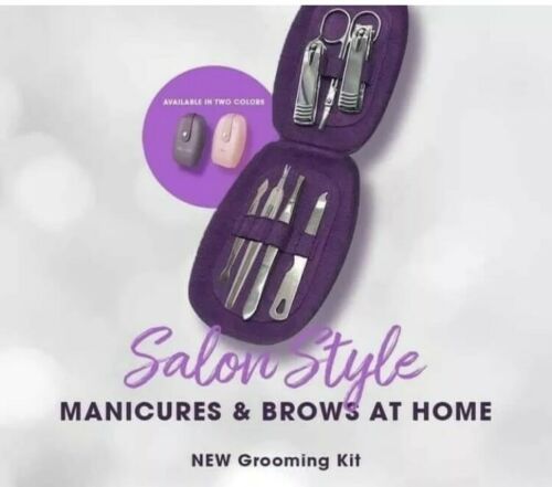 Manicure & Eyebrow Kit - purple or pink case | Farmasi
