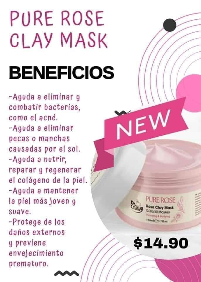 Clay Mask-Pure Rose | Dr. C. Tuna | Farmasi