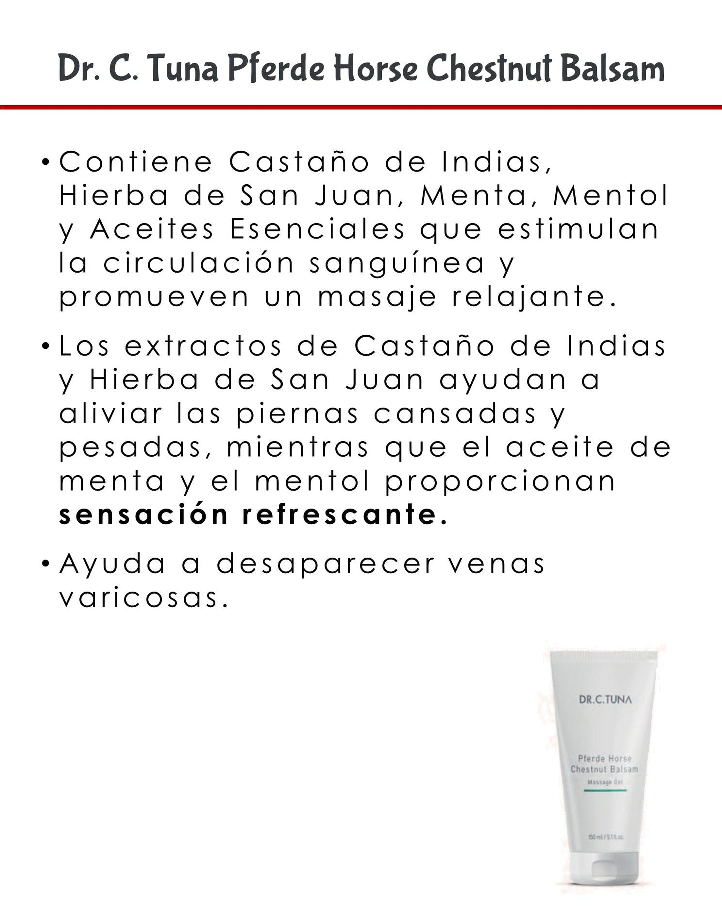 Pferde Balsam Massage Gel | Dr. C. Tuna | Farmasi