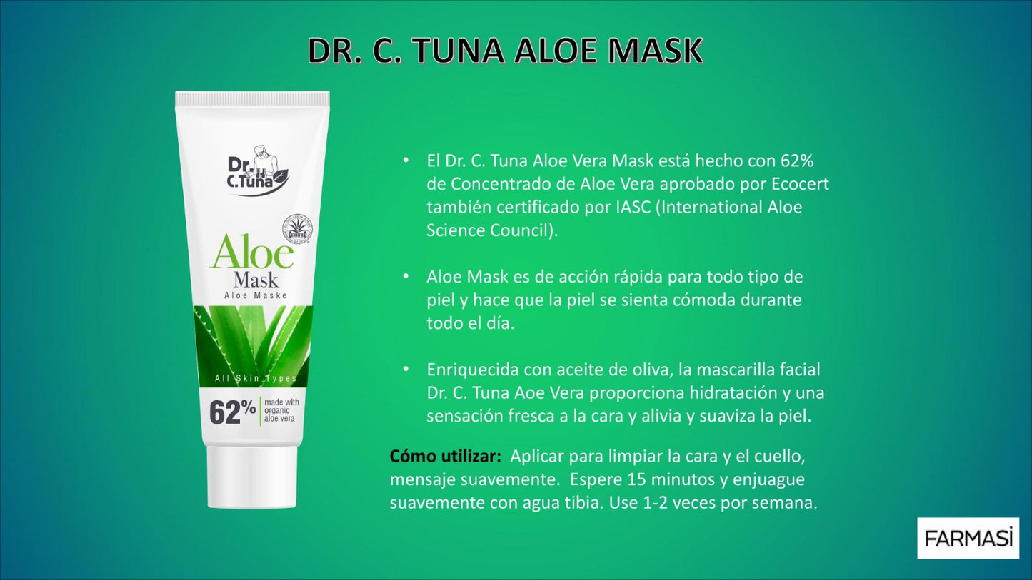 Aloe Vera Mask - Dr. C. Tuna | Farmasi 1.7 fl. oz