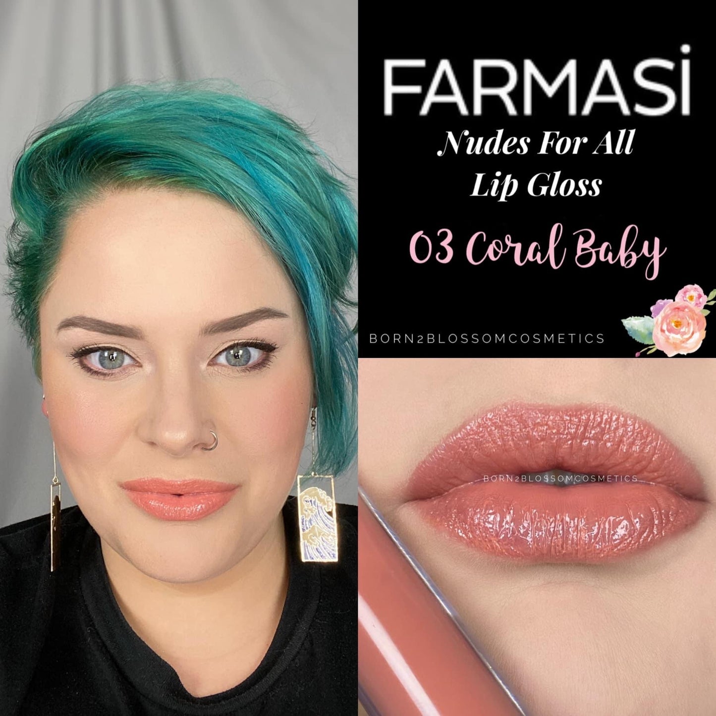 Lip Gloss-Nude Color Set of 6 | Farmasi