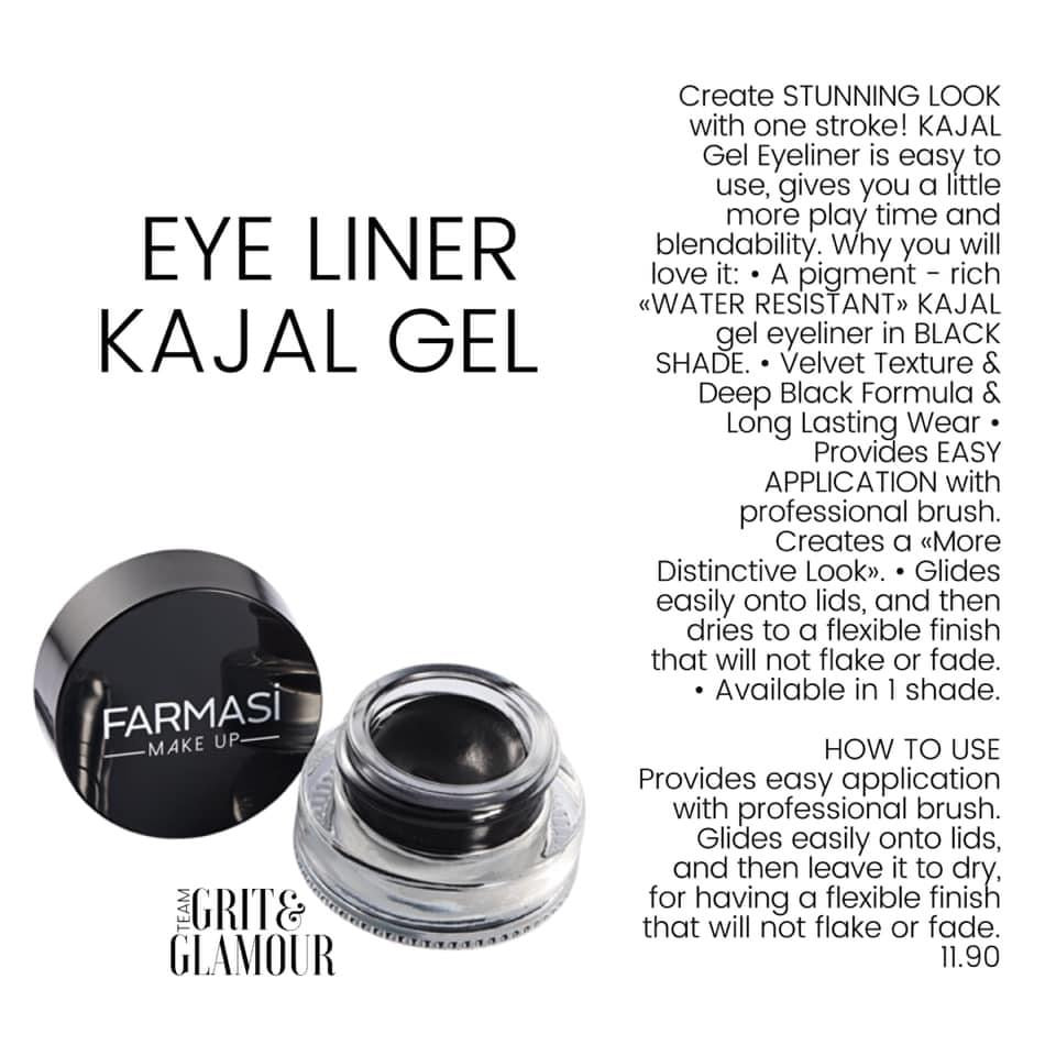 Kajal Gel Eyeliner | Farmasi