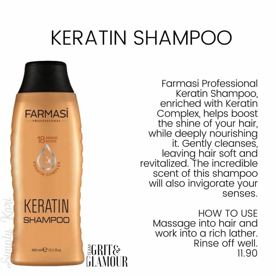 Keratin Shampoo & Conditioner | Travel Size Bundle | Farmasi