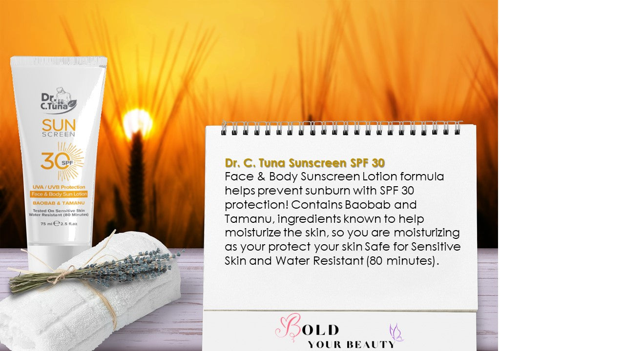 Sunscreen 30 SPF Sun Lotion | Dr. C. Tuna | Farmasi