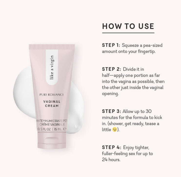 Like A Virgin Vaginal Tightening Cream - Sealed - New Packaging | Pure Romance