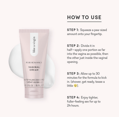 Like A Virgin Vaginal Tightening Cream - Sealed - New Packaging | Pure Romance