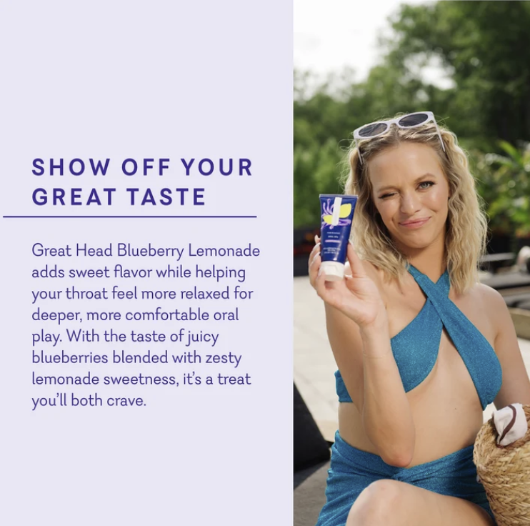 Great Head | Blueberry Lemonade Flavor | Pure Romance