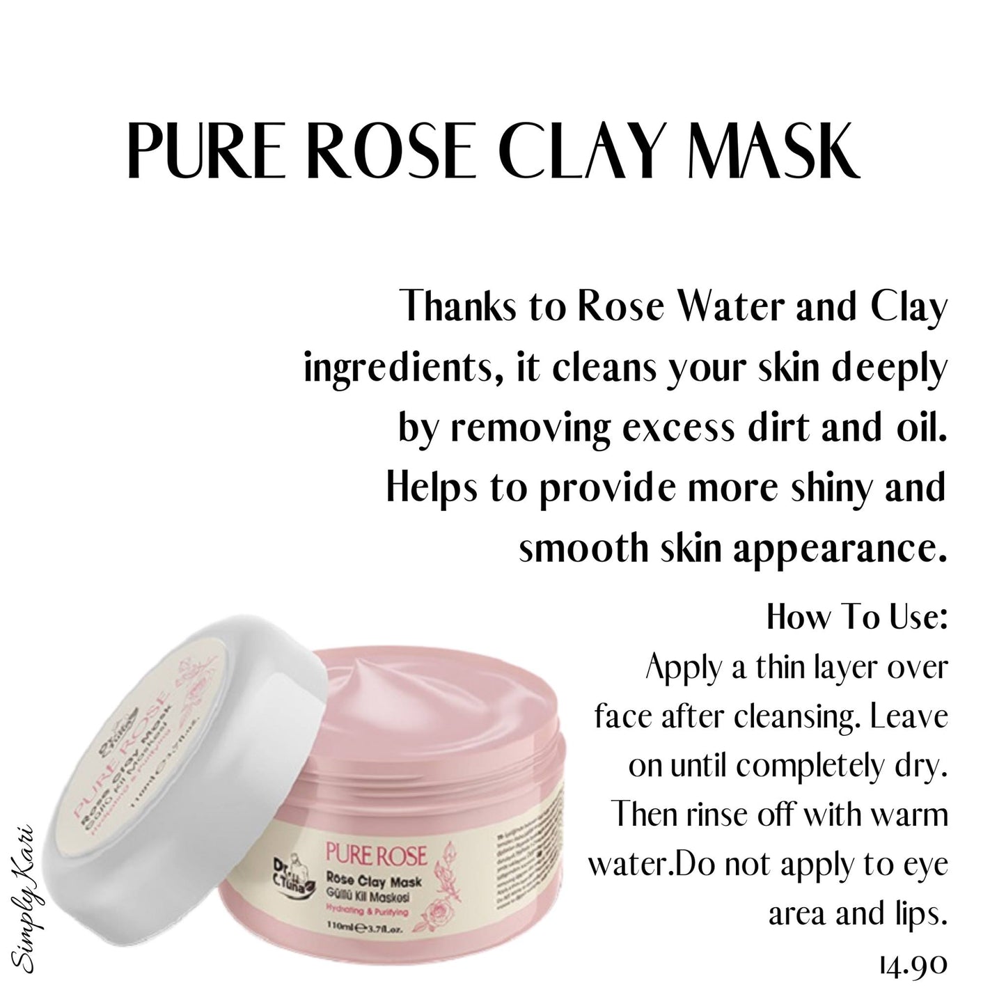 Clay Mask-Pure Rose | Dr. C. Tuna | Farmasi