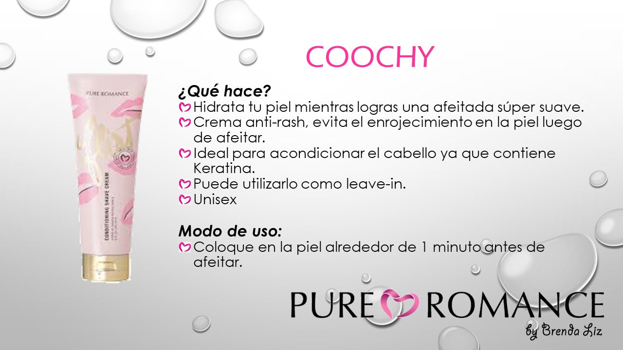 Shave Cream (Coochy) Sweet Fantasie Fragrance |  New look, same great shave!
