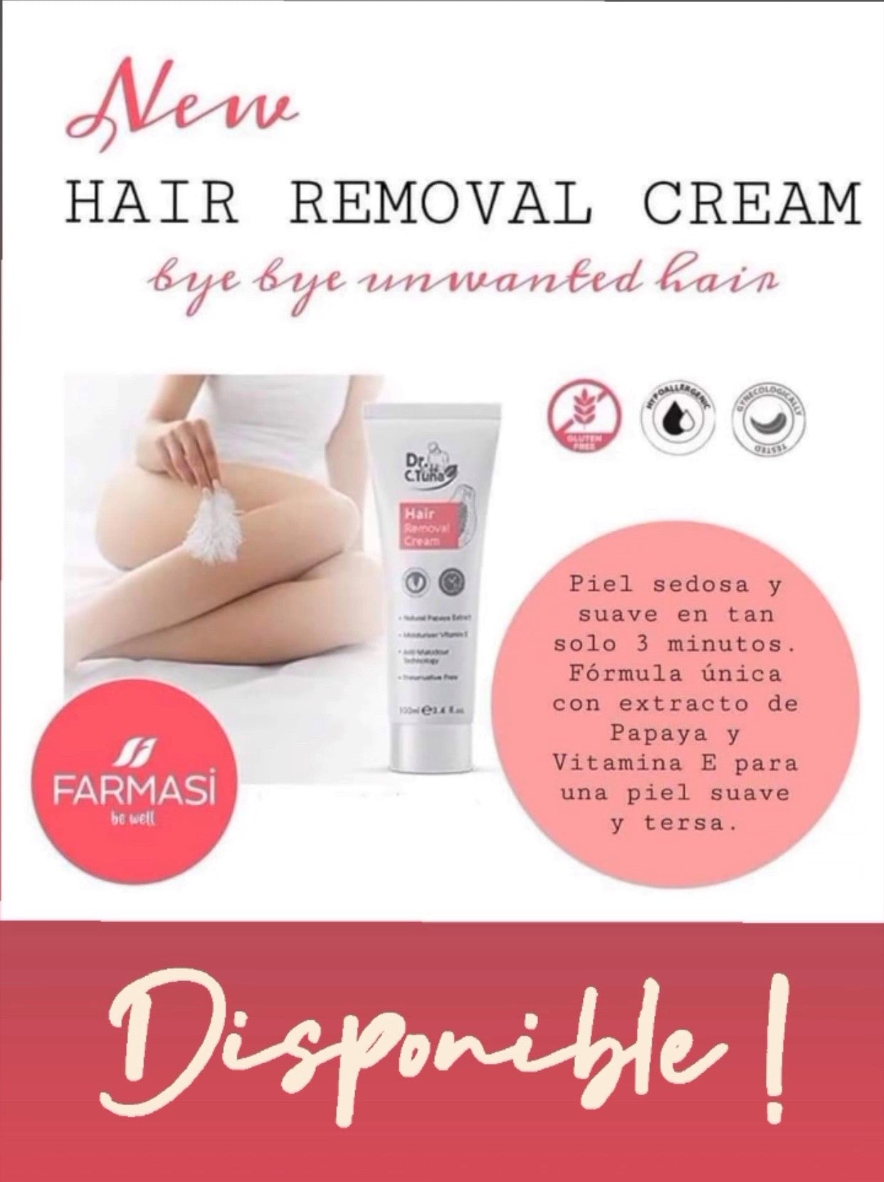 Hair Removal Dr. C. Tuna Farmasi Bold your Beauty