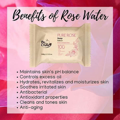 Skincare Regimen-Pure Rose | Dr. C. Tuna | Farmasi Set of 5 PCS