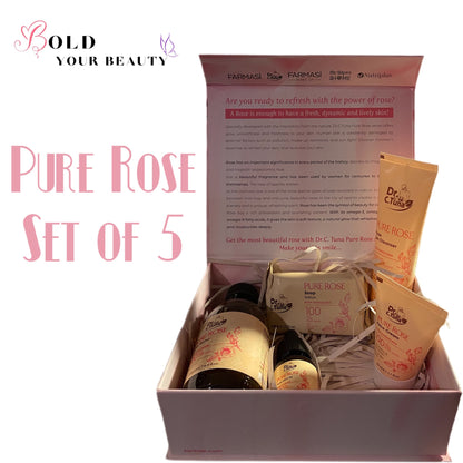 Skincare Regimen-Pure Rose | Dr. C. Tuna | Farmasi Set of 5 PCS