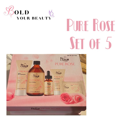 Skincare Regimen-Pure Rose | Dr. C. Tuna | Farmasi Set of 5 PCS