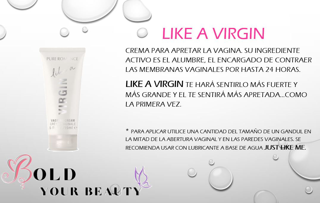 Like A Virgin Vaginal Tightening Cream - Sealed - New Packaging | Pure