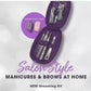 Manicure & Eyebrow Kit - purple or pink case | Farmasi