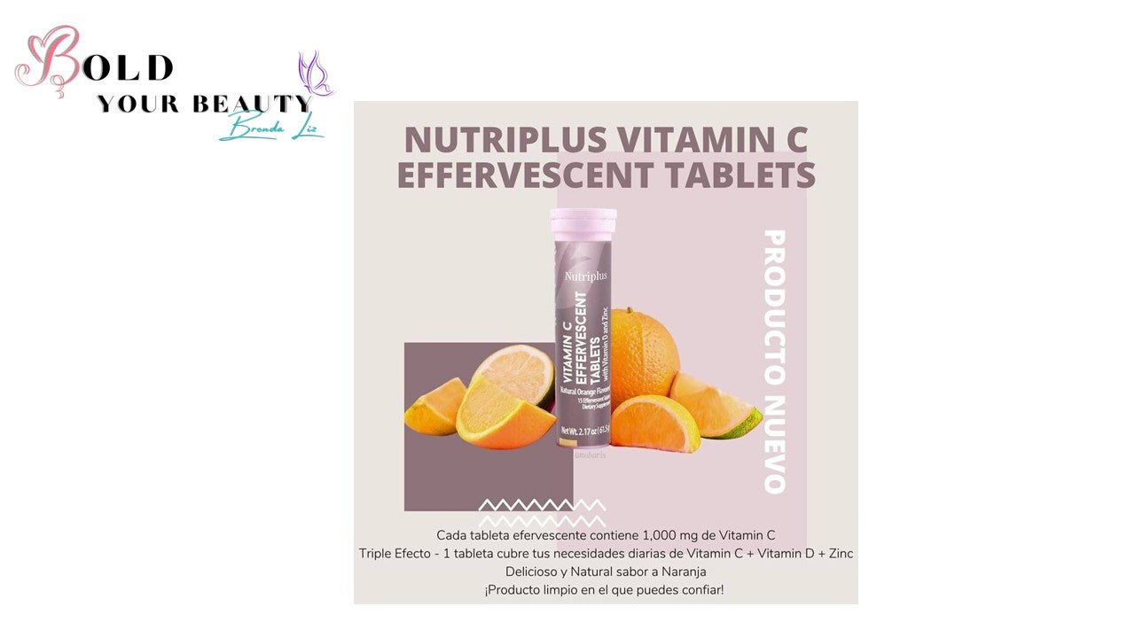 Nutriplus Vitamin C Effervescent Tablets