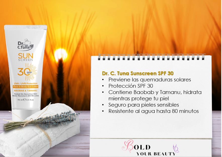 Sunscreen 30 SPF Sun Lotion | Dr. C. Tuna | Farmasi