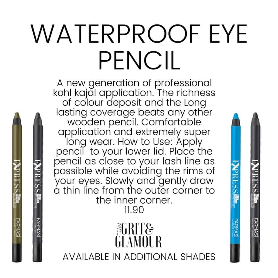 Express Waterproof Eye Pencil (eyeliner) | Farmasi