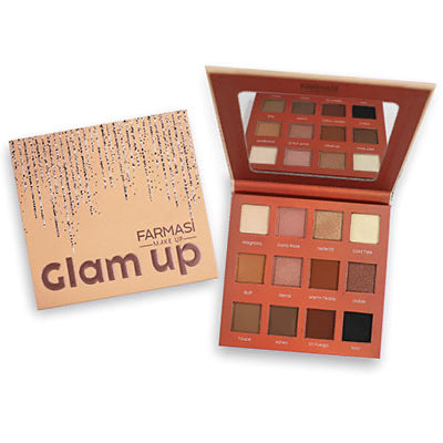 Make Up Glam Up Eyeshadow Palette 12 Shades | Farmasi