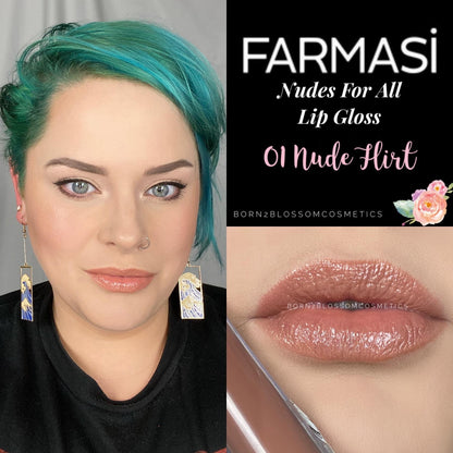 Lip Gloss-Nude Color Set of 6 | Farmasi